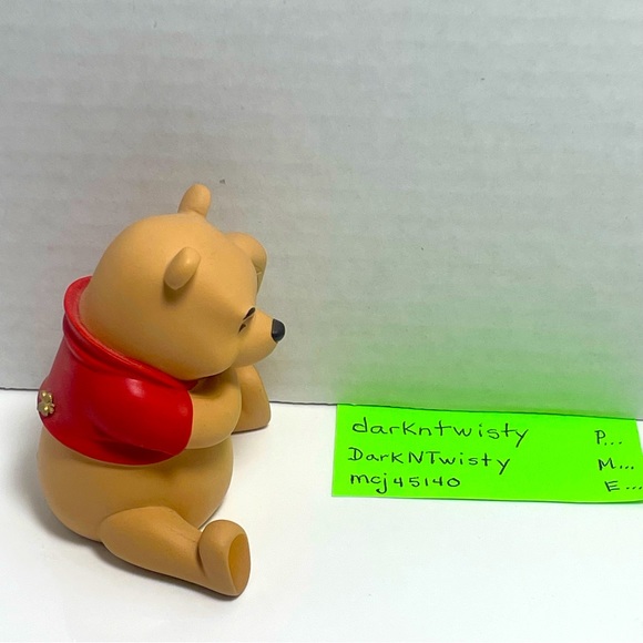 BNIB VINTAGE POOH AND FRIENDS WINNIE THE POOH THINK THINK THINK ADORABLE - Picture 2 of 13